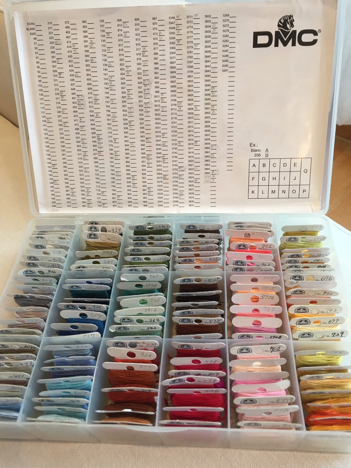 DMC 刺繍糸 収納ケース